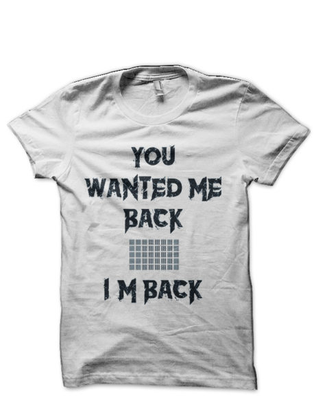 John Wick 3 Half Sleeve White T-Shirt