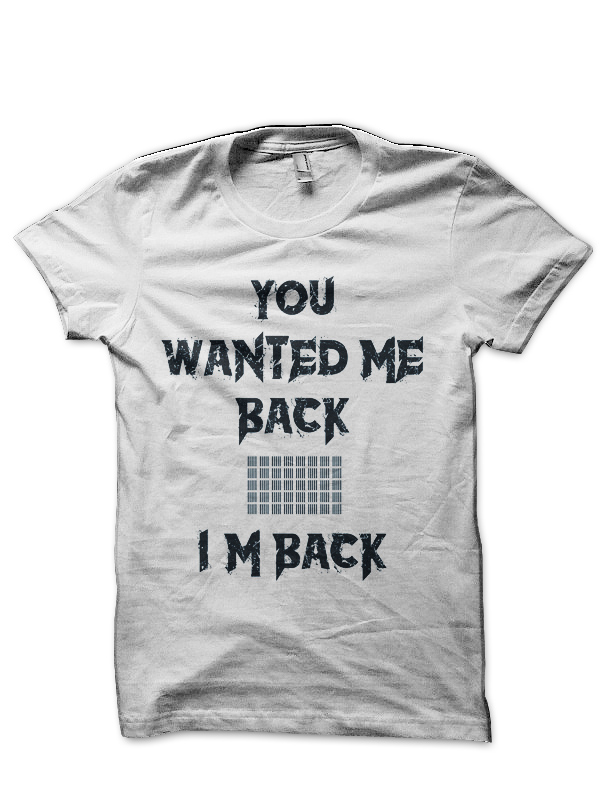 John Wick 3 Half Sleeve White T-Shirt