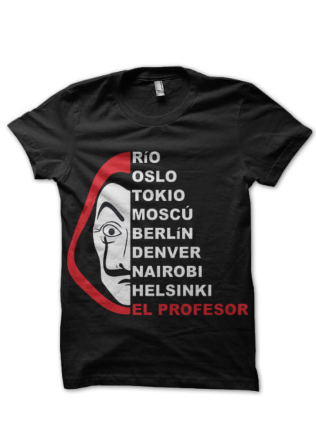 Money Heist Black T-Shirt