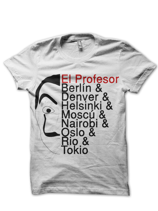 Money Heist White T-Shirt