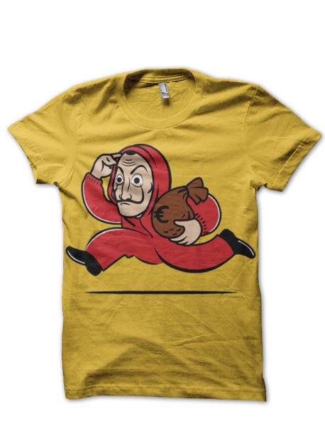Money Heist Yellow T-Shirt