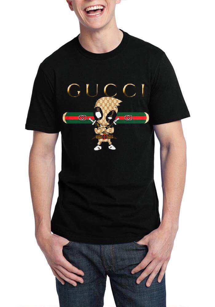 Gucci Deadpool Black T-Shirt - Swag Shirts