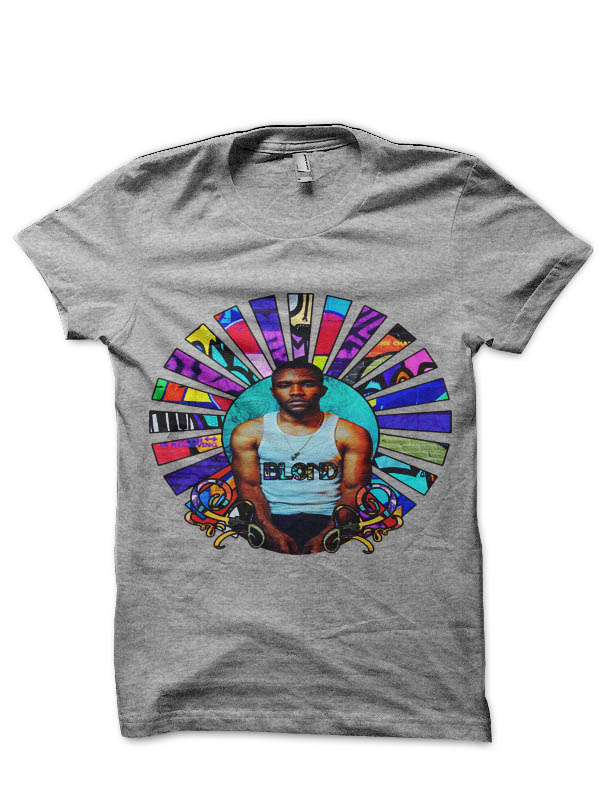 Frank Ocean Graffiti Style Sun rays Frank Ocean Blond Blonde Half Sleeve T-Shirt - Image 4