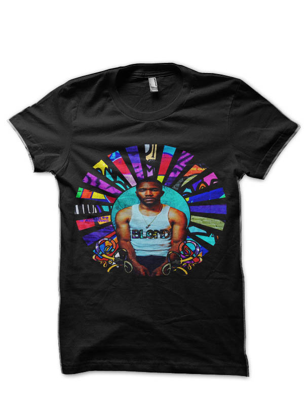 Frank Ocean Graffiti Style Sun rays Frank Ocean Blond Blonde Half Sleeve T-Shirt - Image 3