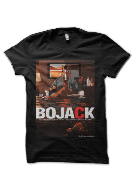 Bojack Horseman Half Sleeve T-Shirt