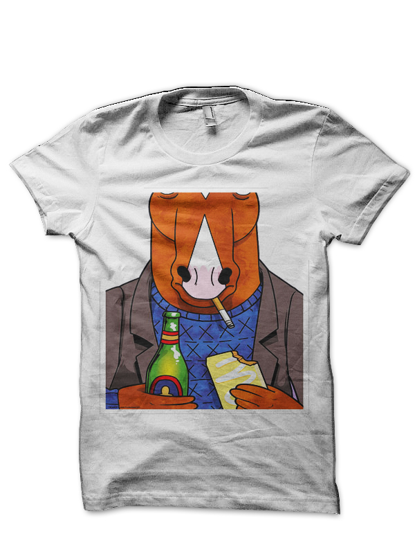 Bojack Horseman Half Sleeve T-Shirt