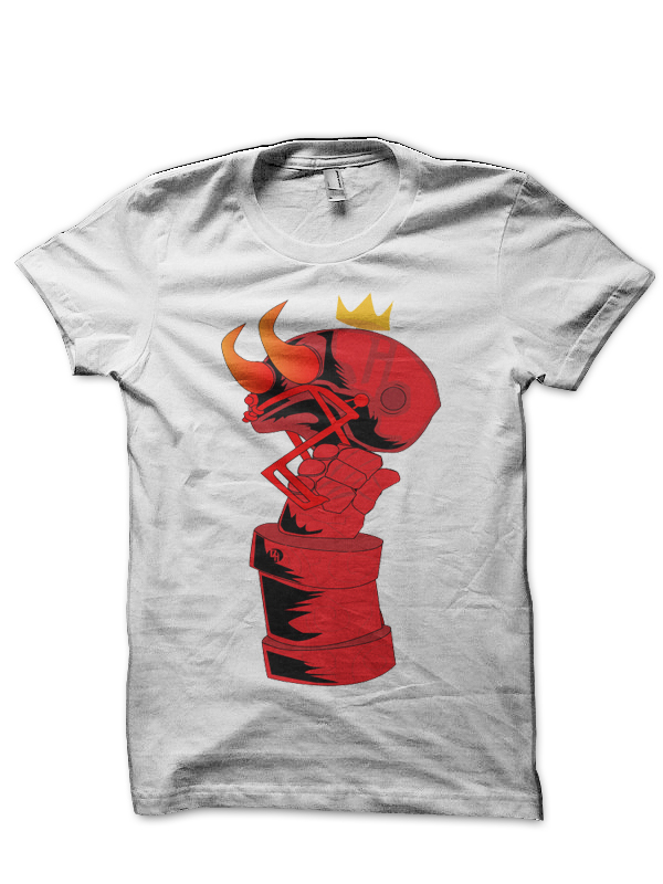 Anung Un Rama White Half Sleeve T-Shirt
