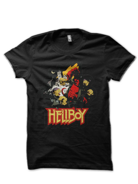 Hell Boy Black Half Sleeve T-Shirt