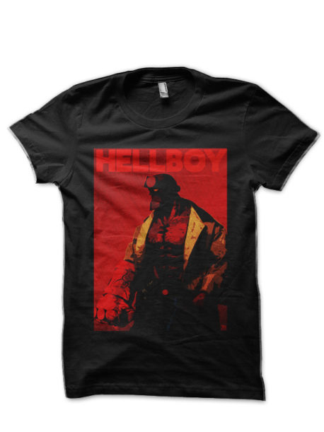 Hell Boy Black Half Sleeve T-Shirt