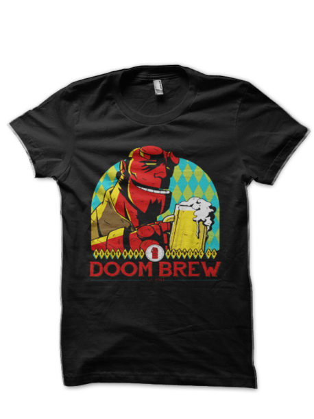 Hell Boy Black Half Sleeve T-Shirt