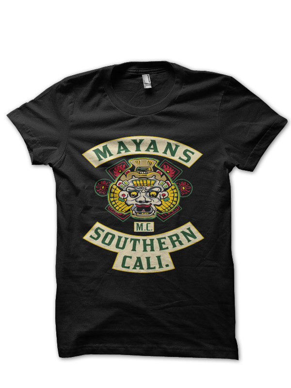 Patch Of The Mayans Half Sleeve T-Shirt
