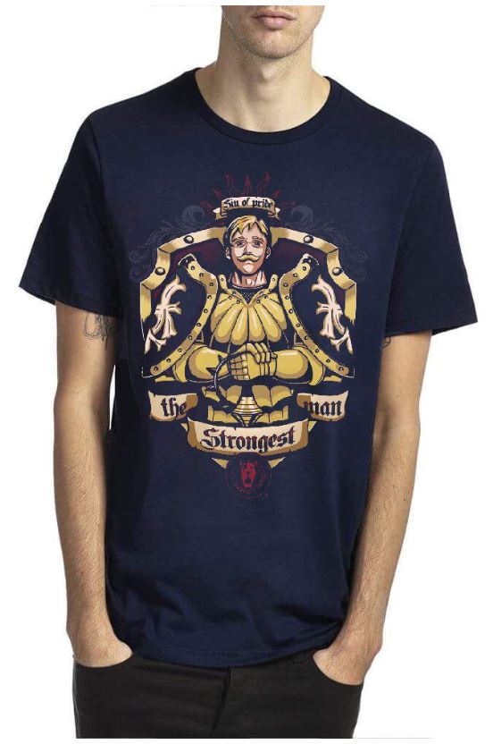 Seven Deadly Sins Navy Blue T-Shirt