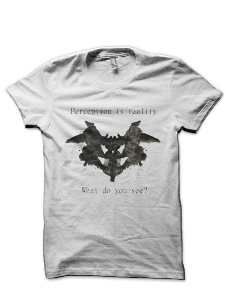 Rorschach Test White Half Sleeve T-Shirt