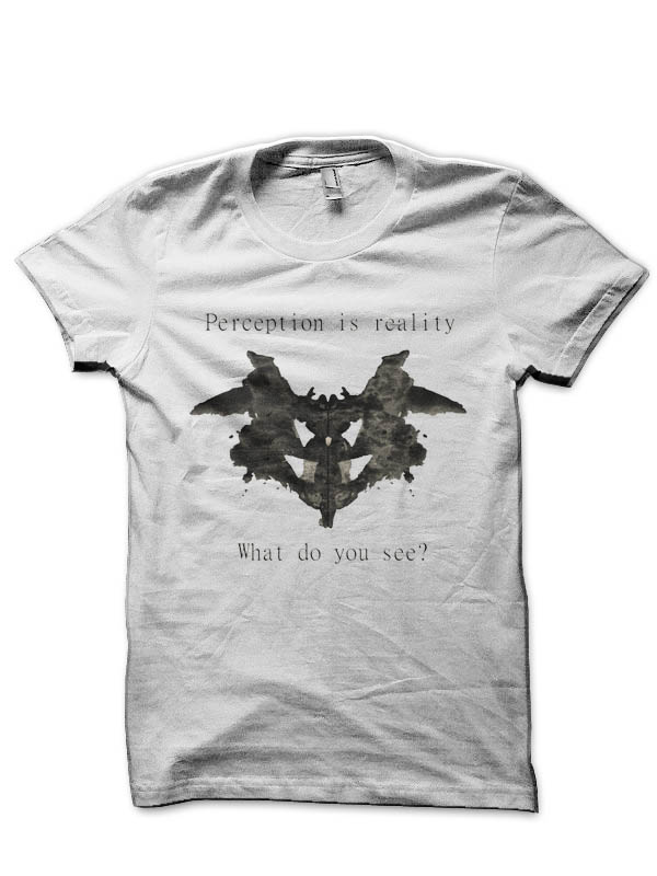 Rorschach Test White Half Sleeve T-Shirt