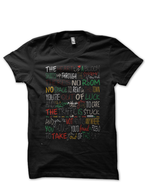 U2 Half Sleeve T-Shirt
