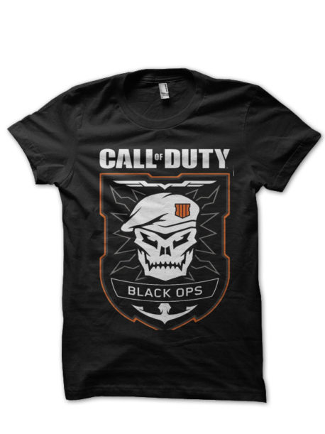 Call of Duty Black Half Sleeve T-Shirt
