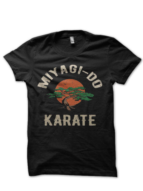 Cobra Kai Black Half Sleeve T-Shirt