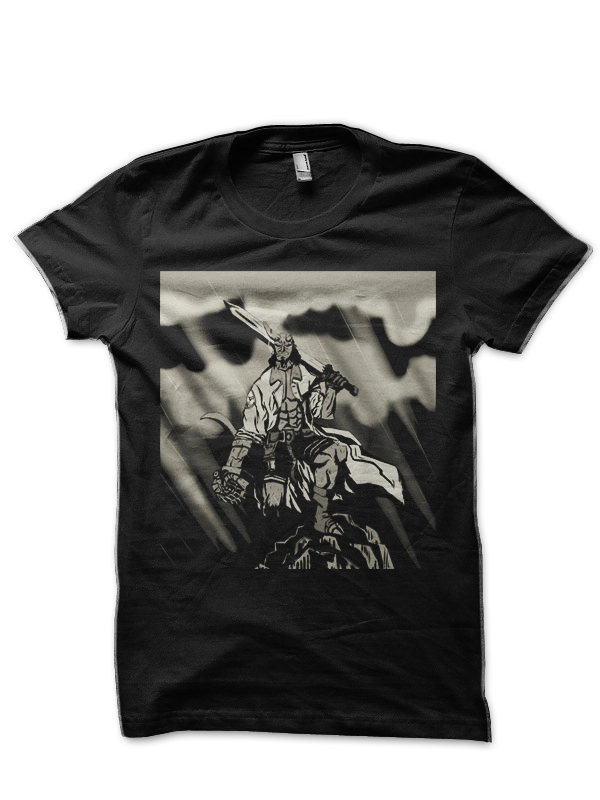 Hell Boy Black Half Sleeve T-Shirt