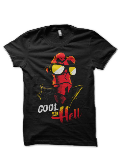 Hell Boy Black Half Sleeve T-Shirt