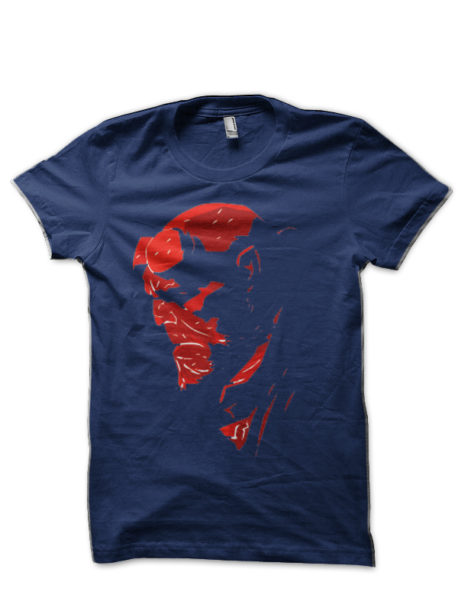 Hell Boy Navy Blue Half Sleeve T-Shirt