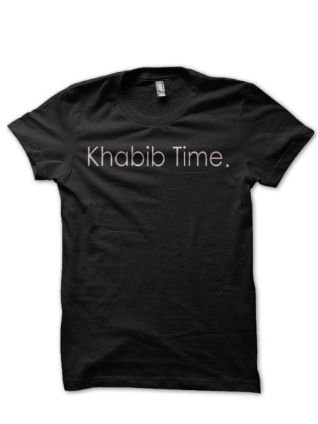 Khabib Black Half Sleeve T-Shirt