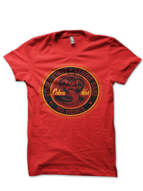 Cobra Kai Red Half Sleeve T-Shirt