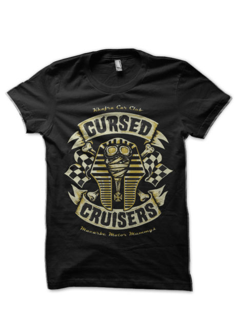 Cursed Cruisers Black Half Sleeve T-Shirt