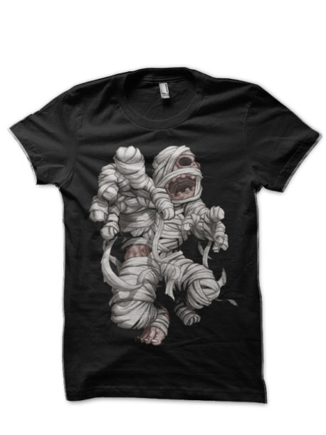 Mummy Black Half Sleeve T-Shirt