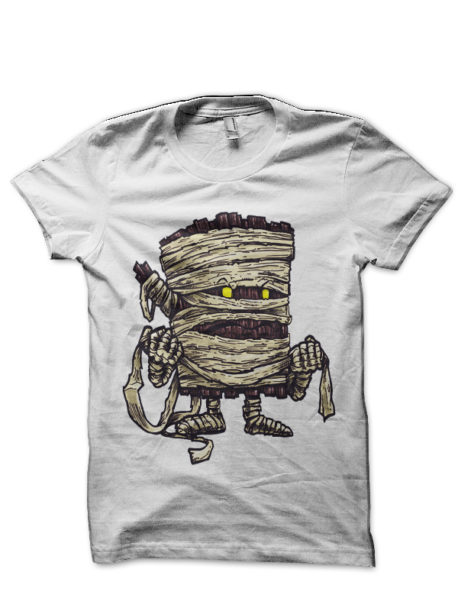 Egyptian Mummy Black Half Sleeve T-Shirt