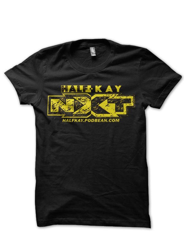 Half-Kay NXT Black Half Sleeve T-Shirt