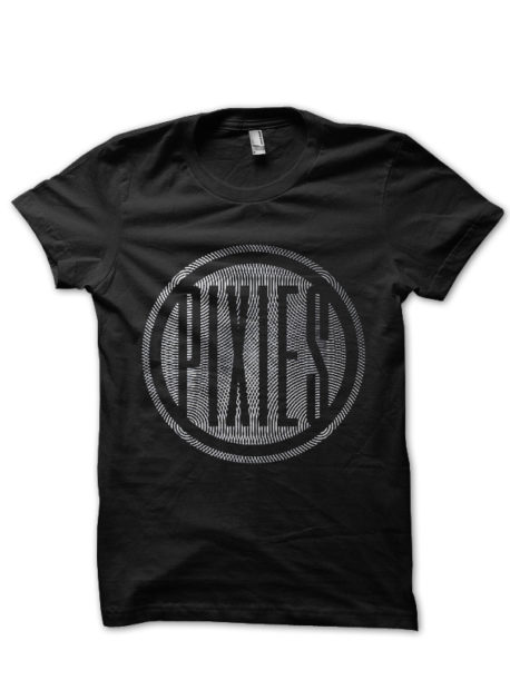 Pixies Band Black Half Sleeve T-Shirt