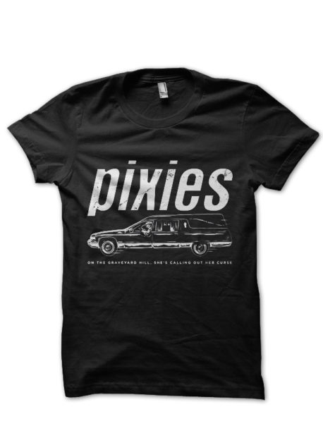 Pixies Band Black Half Sleeve T-Shirt