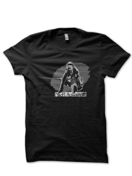 Nier Black Half Sleeve T-Shirt