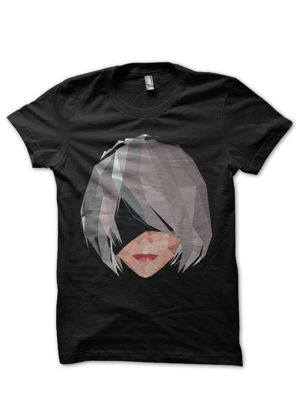 Nier Black Half Sleeve T-Shirt