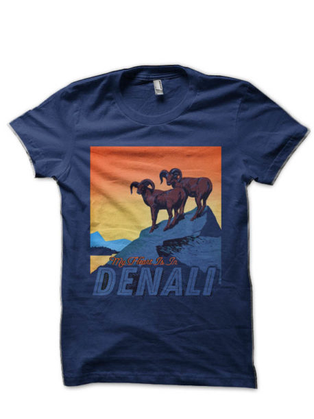Denali National Park Half Sleeve  T-Shirt