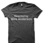 wes anderson charcoal grey tshirt