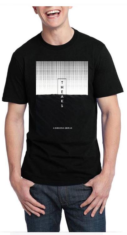 A Krishna Srikar Half Sleeve Black T-Shirt