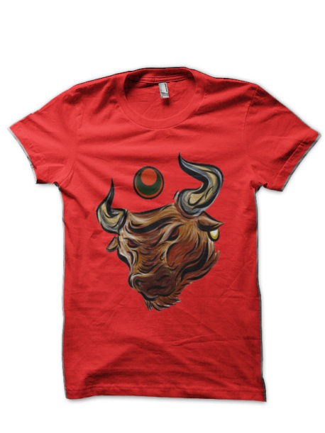 Bull Half Sleeve T-Shirt