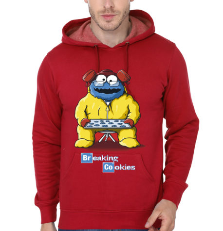 Breaking Cookies Red Hoodie