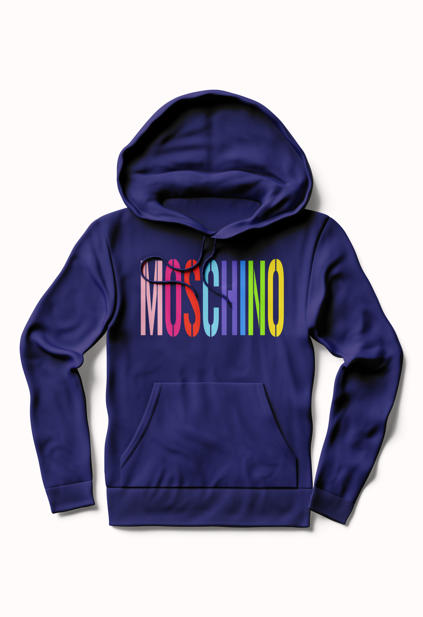 moschino logo hoodie