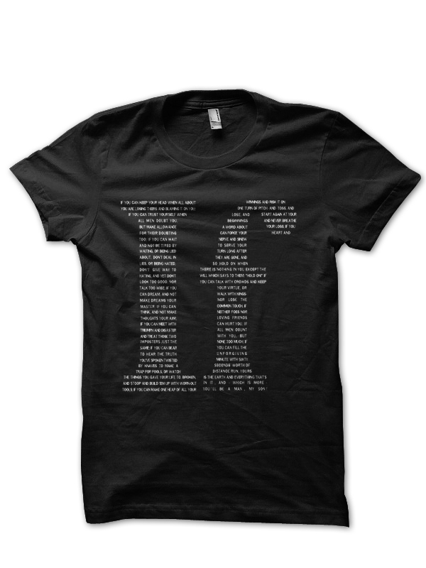 If – Rudyard Kipling Half Sleeve T-Shirt | Swag Shirts