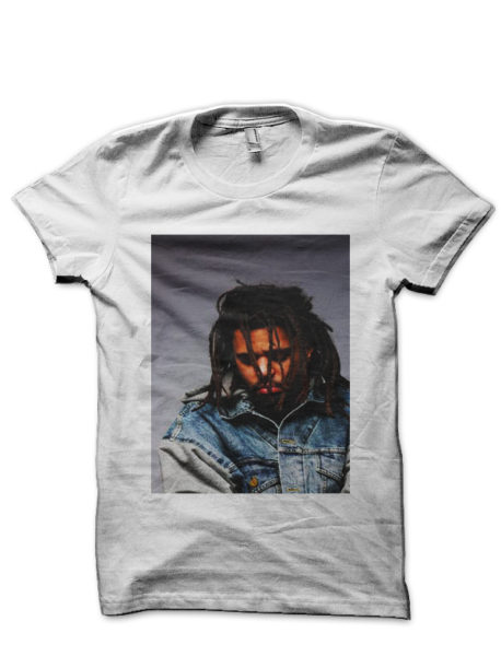 J. Cole White Half Sleeve T-Shirt