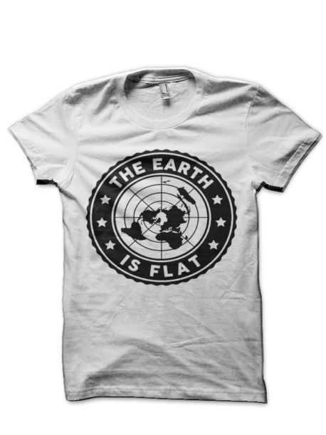 Flat Earth Circle Logo 2 Half Sleeve T-Shirt