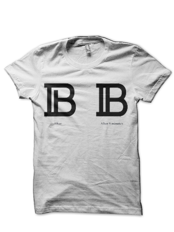 Balmain White Half Sleeve Half Sleeve T-Shirt