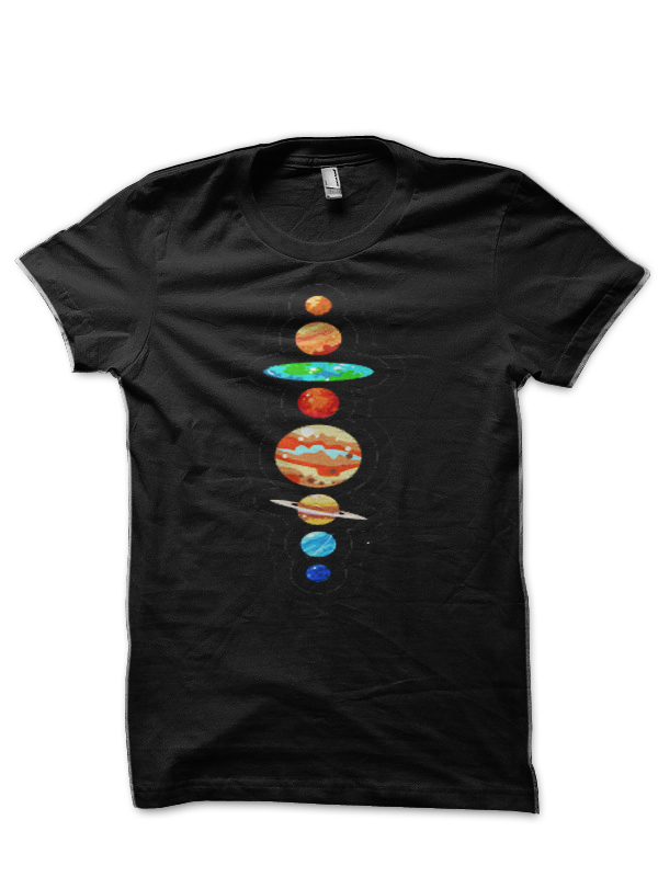 Flat Earth Half Sleeve T-Shirt - Image 2