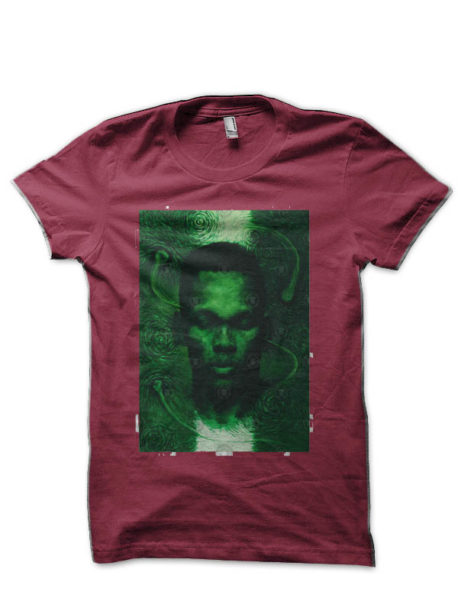 Israel Adesanya The Last Stylebender – Original oil painting Maroon Half Sleeve T-Shirt