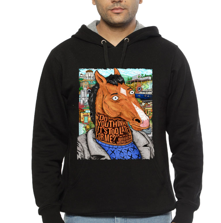 Bojack Horseman Black Hoodie Swag Shirts