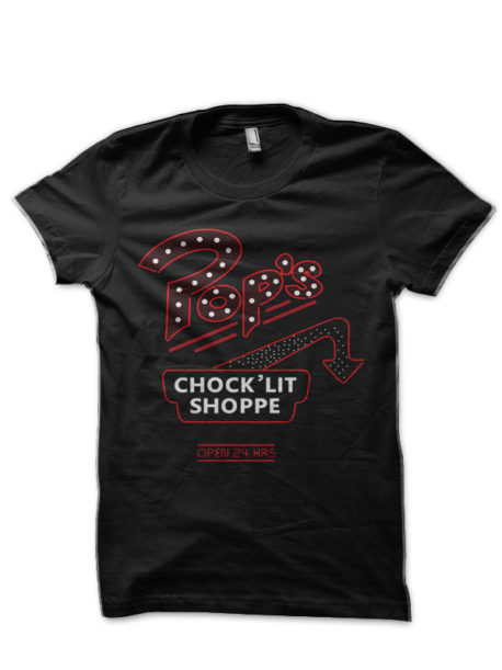 Riverdale - Pop's Chock'lit Shoppe Black T-Shirt