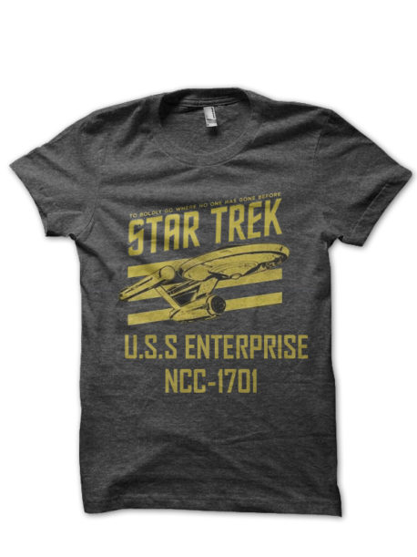 Star Trek Charcoal Grey T-Shirt