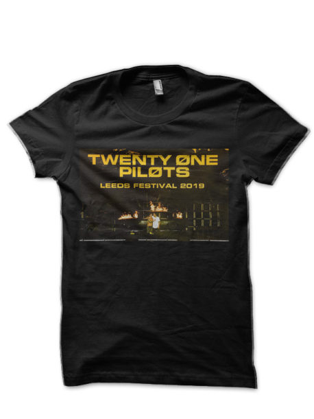 Twenty one pilots Black Half Sleeve T-Shirt